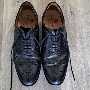 MARC JOSEPH Black Dress Shoes